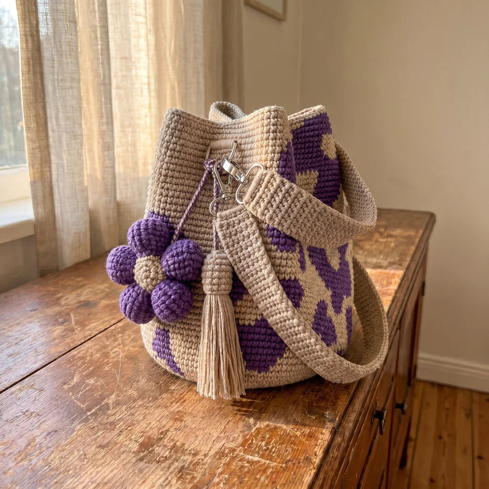 Crochet Flower Bag