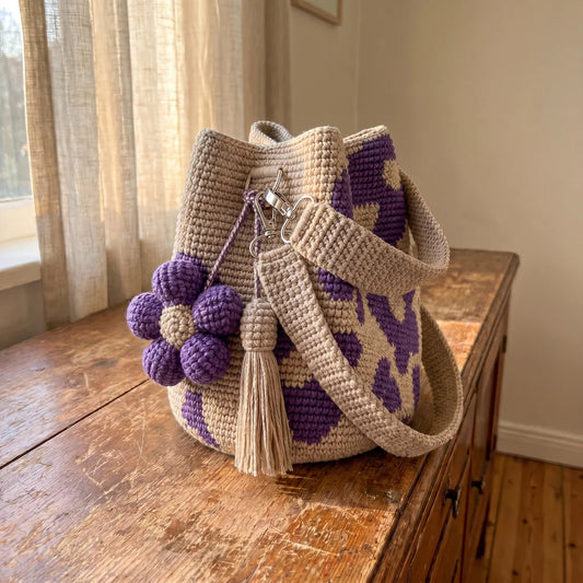 Crochet Flower Bag